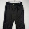 St John Collection Cotton Blend Denim Pants Size 16 Black Jeans Straight leg