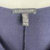 Eileen Fisher Jersey Dress Size XL Navy 3/4 Sleeves Asymmetrical Lagenlook Midi