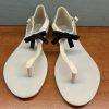 Melissa Honey Ad Cameo Perfumed Scented T Straps Flat Sandals Size 8 Bow Casual