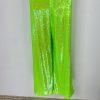 New Free People Starbright Sequin Jumpsuit  Size M Neon Green Wide Leg Lined