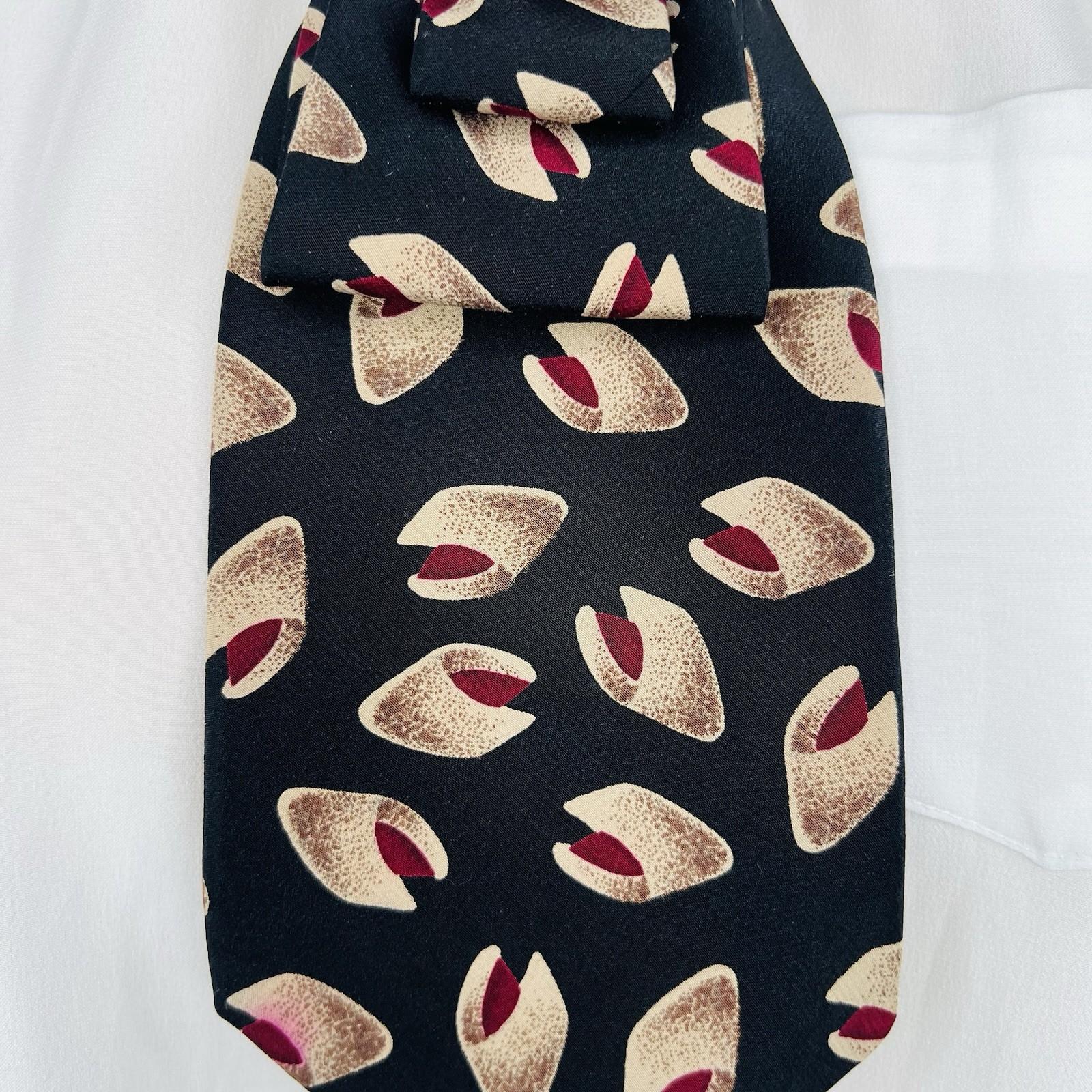 Elegant Handcrafted Necktie Necklace with a Detachable Brooch Effortlessly Chic