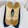 New MARGAUX Navy Blue Suede Classic Flats Round Toes Shoes Sz US 12.5 MSRP 8