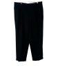 Monsieur by Givenchy Wool Solid Black Pants Size 40x29 Pleated Luxury Trousers