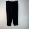 Monsieur by Givenchy Wool Solid Black Pants Size 40x29 Pleated Luxury Trousers