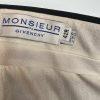 Monsieur by Givenchy Wool Solid Black Pants Size 40x29 Pleated Luxury Trousers