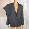 CALVIN KLEIN 2PC Gray Polyester Rayon Spandex Mismatch Pant (SZ 14) Suit (SZ 12)