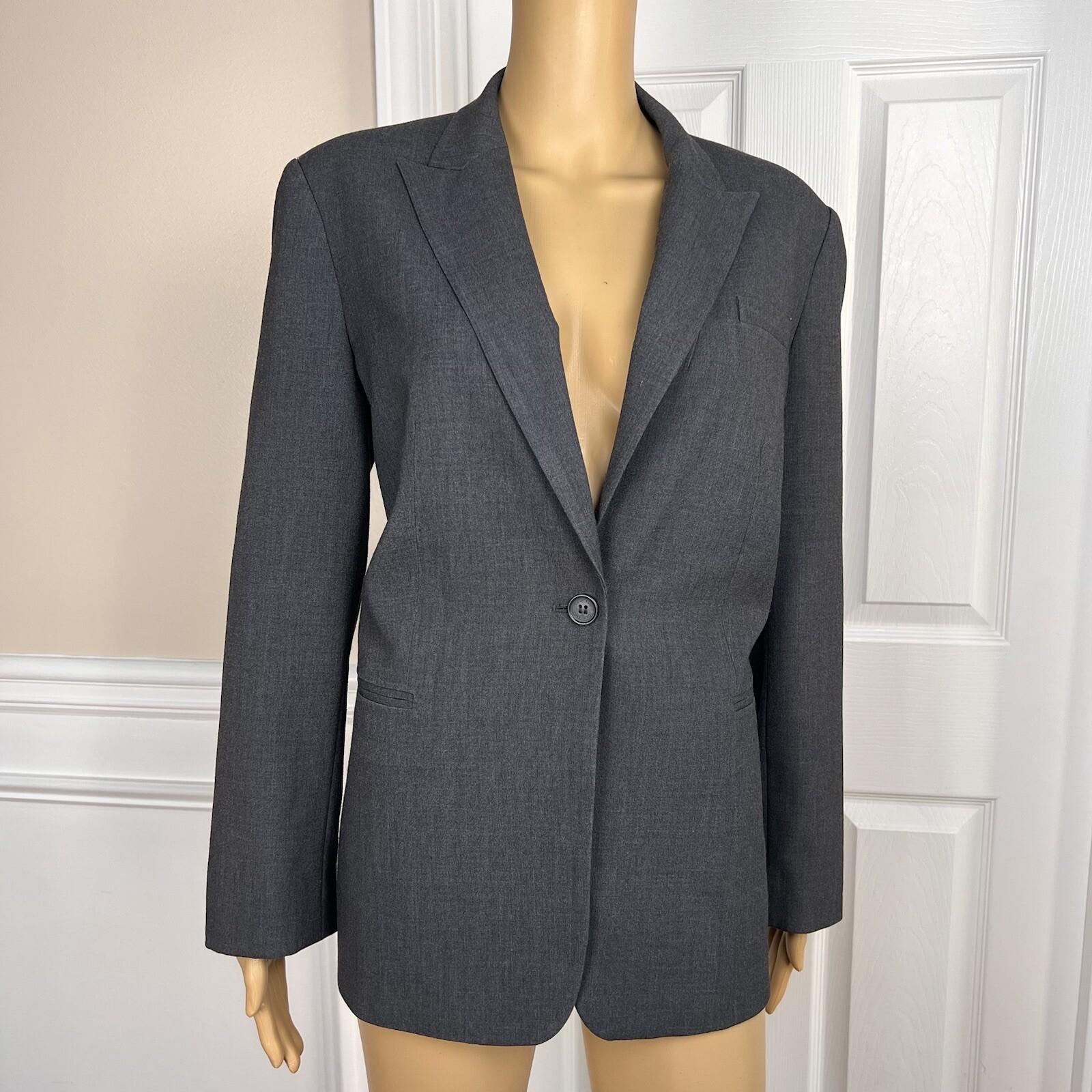 CALVIN KLEIN 2PC Gray Polyester Rayon Spandex Mismatch Pant (SZ 14) Suit (SZ 12)