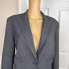 CALVIN KLEIN 2PC Gray Polyester Rayon Spandex Mismatch Pant (SZ 14) Suit (SZ 12)