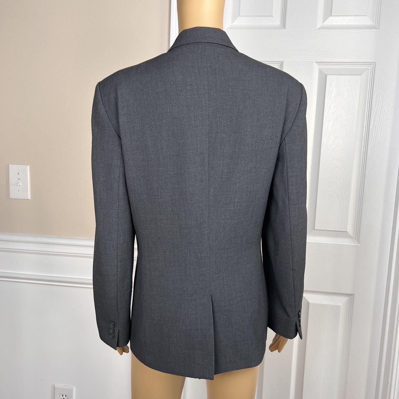 CALVIN KLEIN 2PC Gray Polyester Rayon Spandex Mismatch Pant (SZ 14) Suit (SZ 12)