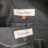 CALVIN KLEIN 2PC Gray Polyester Rayon Spandex Mismatch Pant (SZ 14) Suit (SZ 12)