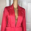 CRISTINA Women Cotton Spandex Lined Career Business Blazer Size M