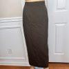 10-1864.jpg JONES NEW YORK Vintage 2PC Brown Faux Fur Stand Up Collar Skirt Suit Size 6