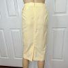 Le Suit Polyester Skirt Suit Size 18W Yellow Gold Collarless 3/4 Sleeves 2PC New