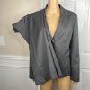 Collections For le Suit Women Polyester Pant 14P  Suit 14 Gray Notch Collar 2PC