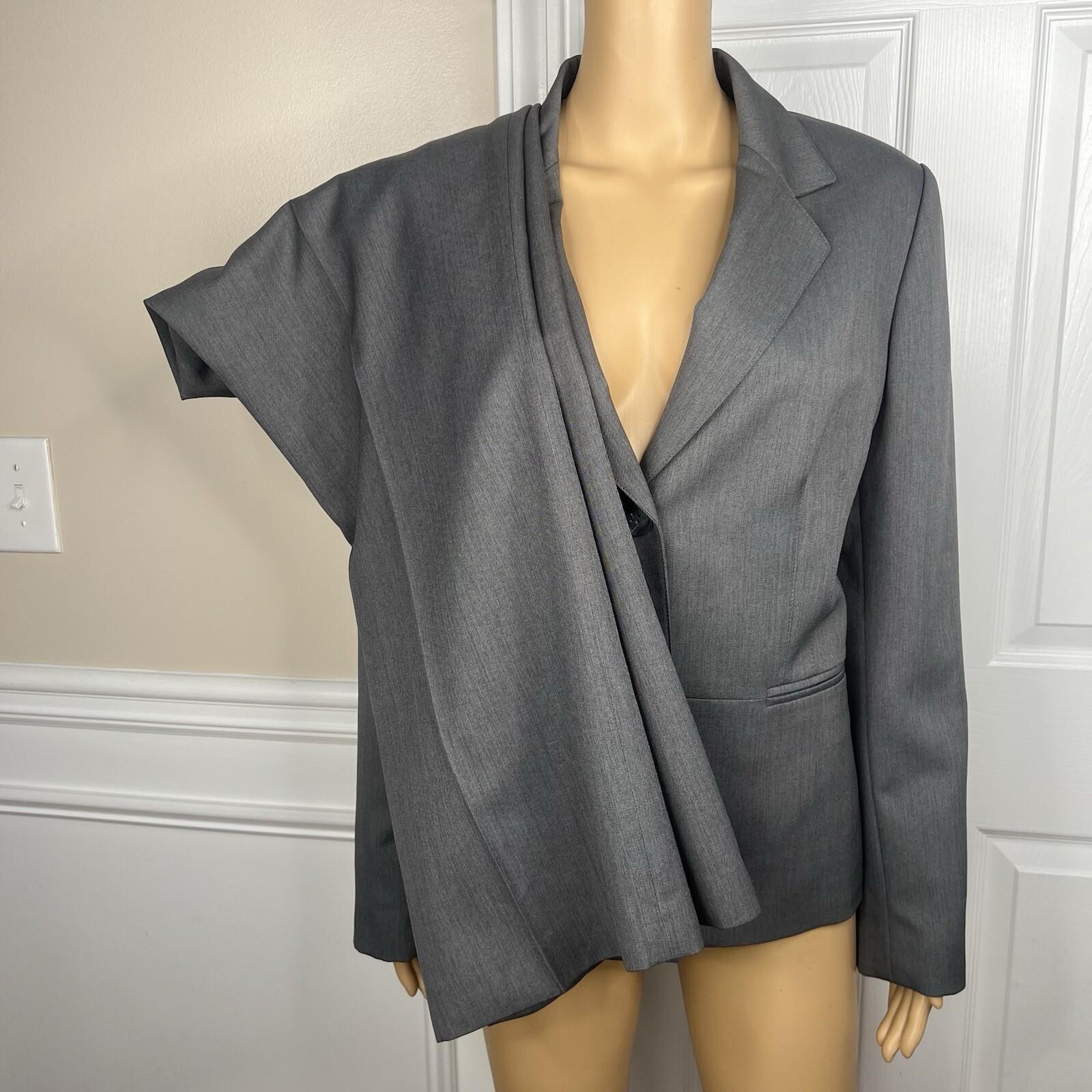Collections For le Suit Women Polyester Pant 14P  Suit 14 Gray Notch Collar 2PC