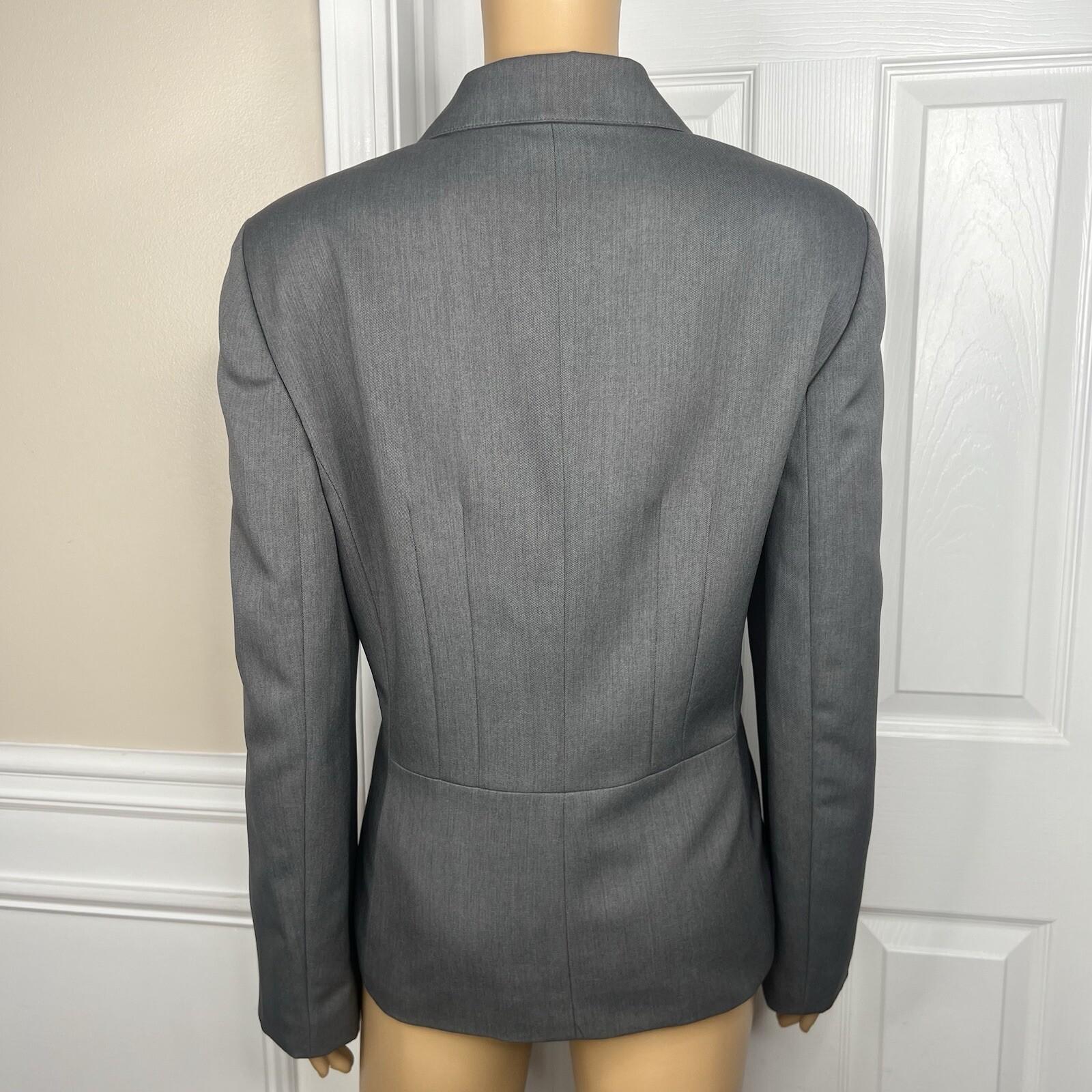 Collections For le Suit Women Polyester Pant 14P  Suit 14 Gray Notch Collar 2PC