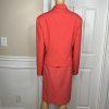 Nine West Polyester Spandex Dress Suit Size 16 Pink Lined Flared Cocktail 2PC