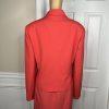Nine West Polyester Spandex Dress Suit Size 16 Pink Lined Flared Cocktail 2PC