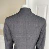 EVAN PICONE BLACK LABEL Gray Striped Polyester Pleated Lined Skirt Suit Size 8