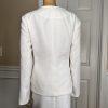 Danillo Women Polyester Skirt Suit Size 18W White Lined Collarless 2PC New