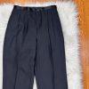 Le Suit Vintage Polyester Pant Suit Size 10 Black Tuxedo Lined Notch Collar 2PC