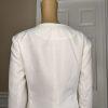 Danillo Women Polyester Skirt Suit Size 18W White Lined Collarless 2PC New