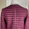 THE LIMITED Suede Faux Leather Oxblood Pleather Pieced Jacket Coat Size M
