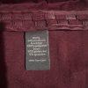 THE LIMITED Suede Faux Leather Oxblood Pleather Pieced Jacket Coat Size M