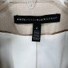 White House Black Market Rayon Stretch Blend Blazer Size 6 Beige Tier collar