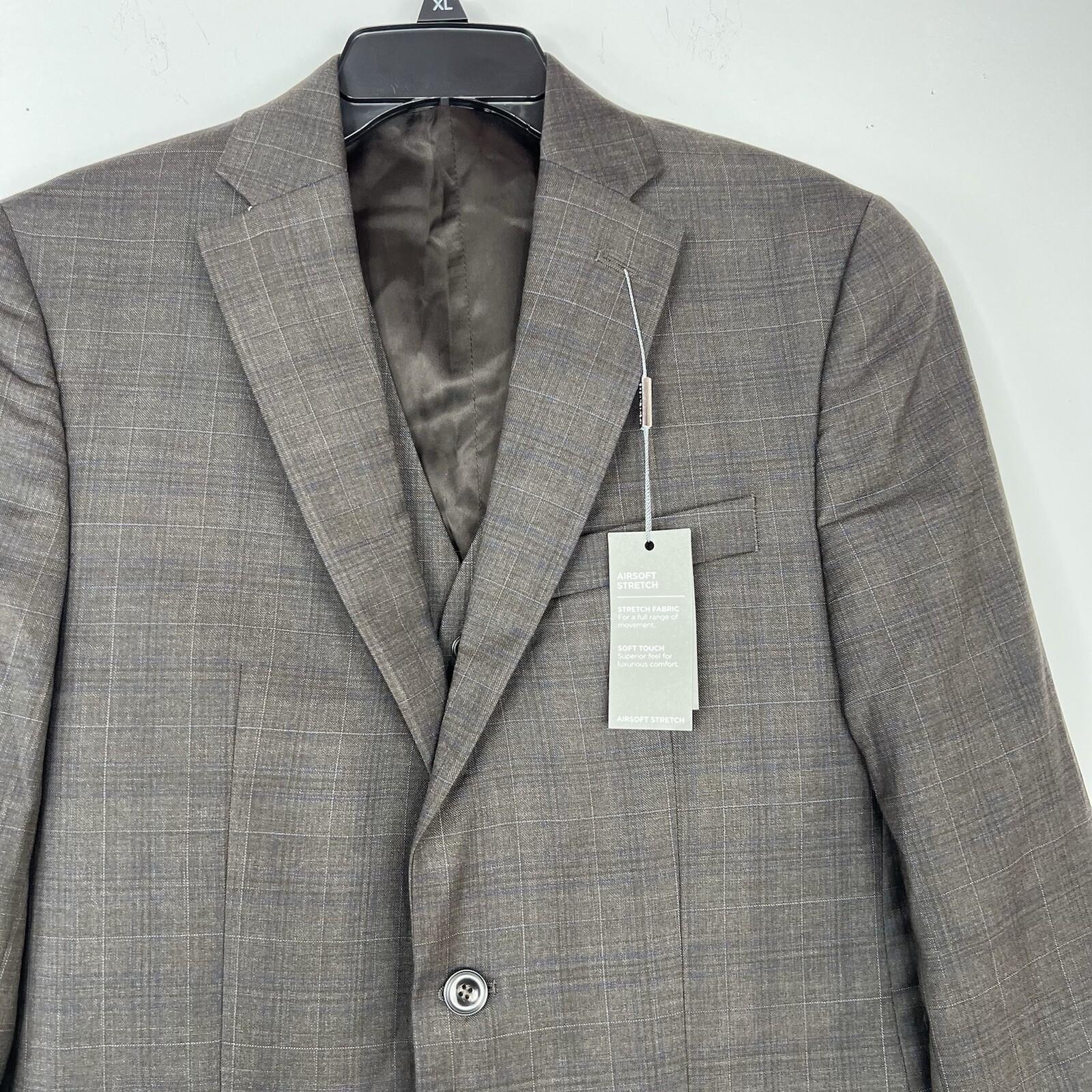 MICHAEL KORS Wool Natural Stretch Blazer Vest Set 37R Luxurious Comfort 2PC New