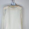 Midnight Velvet Semi Sheer Jacket Top Set S Beaded Embroidered Formal Glitzy