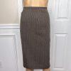 New EVAN PICONE Women 2PC Mocha Polyester Lined Skirt Suit Size 8 MSRP 0