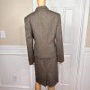 New EVAN PICONE Women 2PC Mocha Polyester Lined Skirt Suit Size 8 MSRP 0
