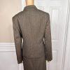 New EVAN PICONE Women 2PC Mocha Polyester Lined Skirt Suit Size 8 MSRP 0