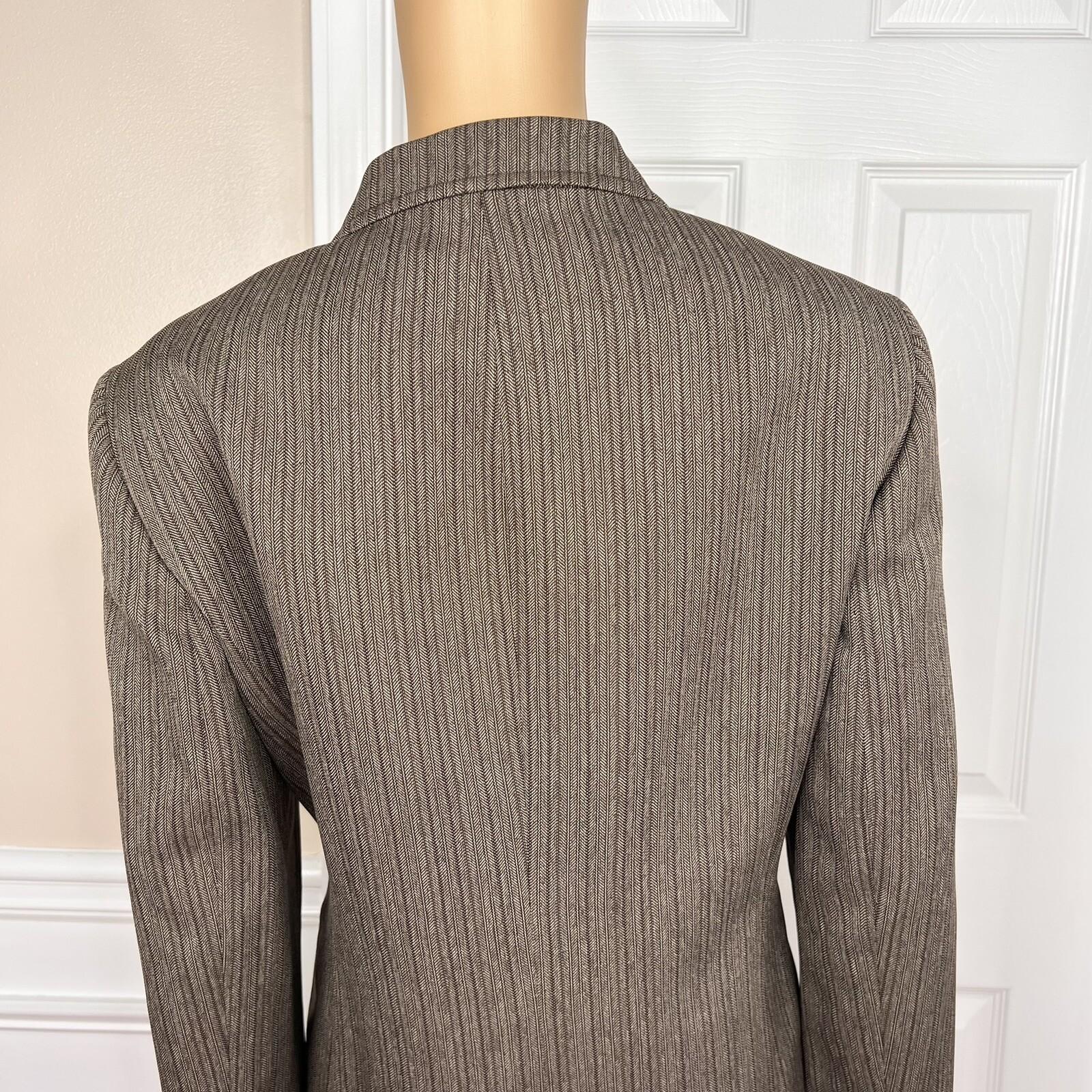 New EVAN PICONE Women 2PC Mocha Polyester Lined Skirt Suit Size 8 MSRP 0