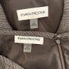 New EVAN PICONE Women 2PC Mocha Polyester Lined Skirt Suit Size 8 MSRP 0