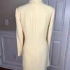 10-2123.jpg TANGO NITES Women 2PC Yellow Beaded Polyester Acetate Skirt Suit Size 12