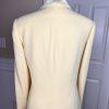10-2124.jpg TANGO NITES Women 2PC Yellow Beaded Polyester Acetate Skirt Suit Size 12
