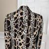 KASPER 2PC Multicolor Animal Print Polyester Lined Open Front Blazer Set Size 6