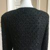 10-2138.jpg STENAY Women Silk Black Beaded Evening Cardigan Size L