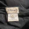 10-2139.jpg STENAY Women Silk Black Beaded Evening Cardigan Size L