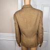 Le Suit Polyester Pant Suit Size 18 Caramel Lined 2 Piece Notch Collar
