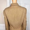 Le Suit Polyester Pant Suit Size 18 Caramel Lined 2 Piece Notch Collar