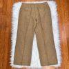 Le Suit Polyester Pant Suit Size 18 Caramel Lined 2 Piece Notch Collar