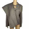 Suit Studio Women Polyester Pant Suit Size 12 Peanut Lined Notch Collar 2PC