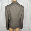 Suit Studio Women Polyester Pant Suit Size 12 Peanut Lined Notch Collar 2PC