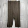 Suit Studio Women Polyester Pant Suit Size 12 Peanut Lined Notch Collar 2PC