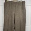 Suit Studio Women Polyester Pant Suit Size 12 Peanut Lined Notch Collar 2PC