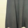 Talbots Knit Fit Flare Dress Size M Black White Striped Short Sleeve Cocktail