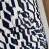 Anthropologie Moulinette Soeurs Polyester Rayon Dress Size 6 Navy White Beaded